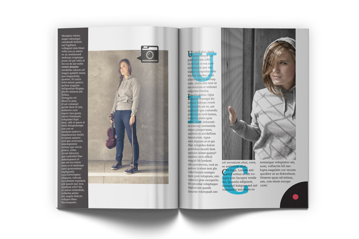 Lifestyle Magazine Template, a Magazine Template by TeddyGraphics (Photo 5 of 19)