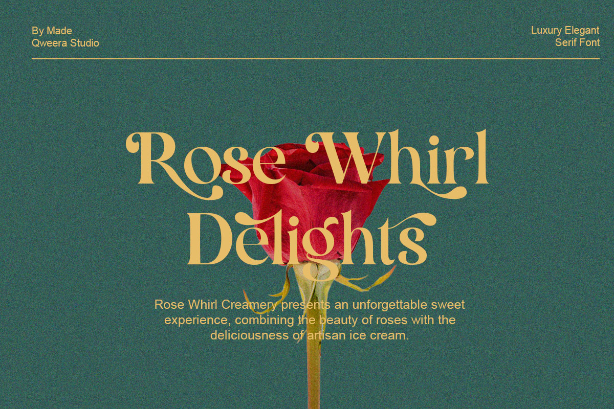Violetta Estrada - Elegant Luxury, a Serif Font by Qweera Studio (Photo 7 of 12)
