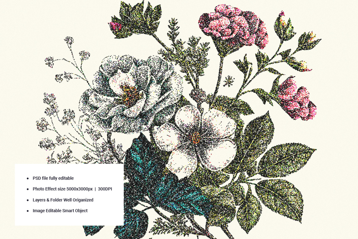 Stipple Shading Photo Effect, a Layer Style Add-On by dokudokunomi (Photo 3 of 5)