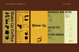 Coffee Illustration Wake Up