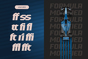 Buzer Rock Futuristic Sport Font, a Sans Serif Font by timelesstype.co (Thumbnail 17 of 20)