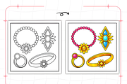 Dessert Bold and Easy Coloring Pages, a Decorative Illustration by Ink Gallery (Thumbnail 6 of 8)