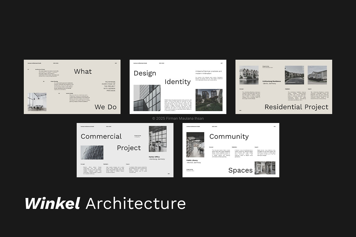 White Beige Architecture Pitch Deck, a Presentation Template by Claymoon Lab (Photo 4 of 5)