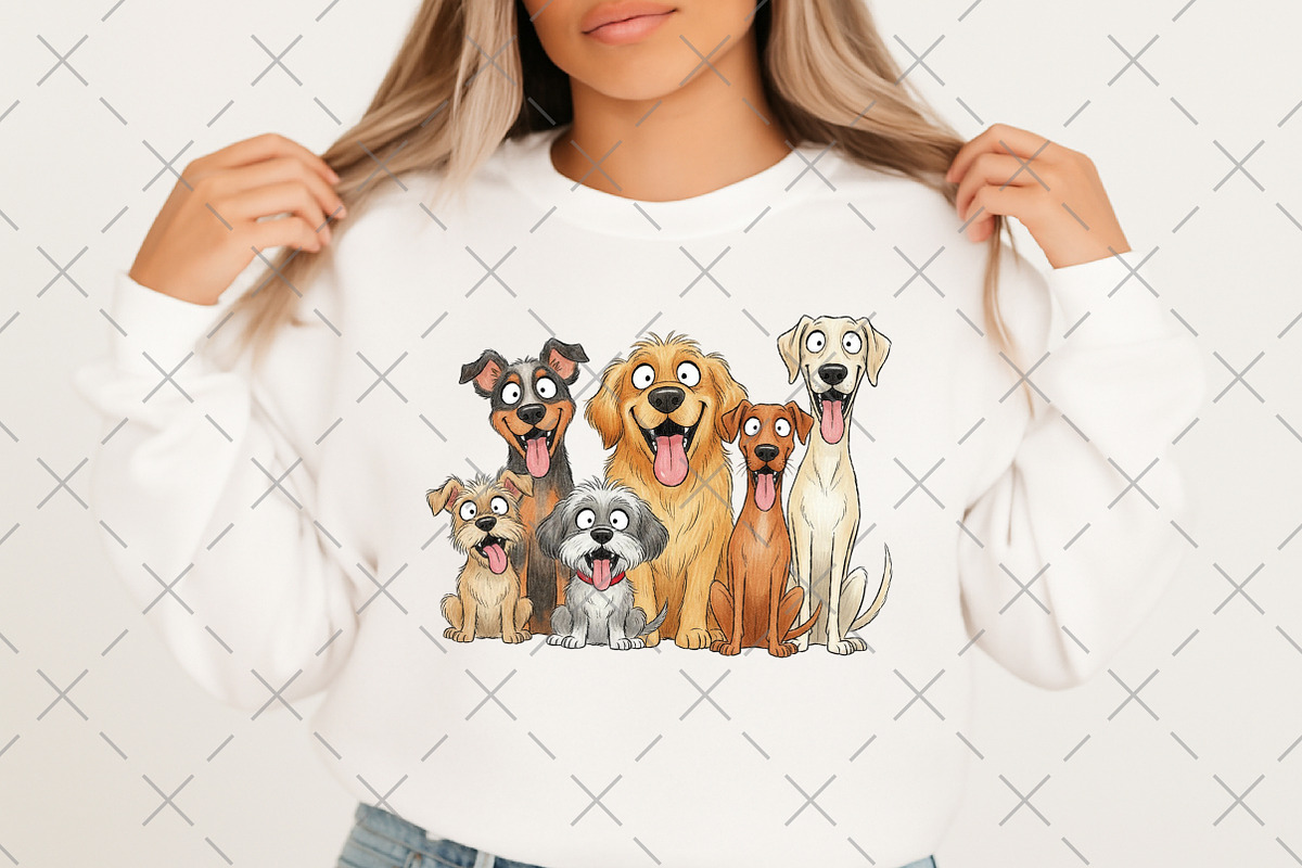 Whimsical Funny Dog PNG, an Illustration by Craft Nest (Photo 5 of 6)