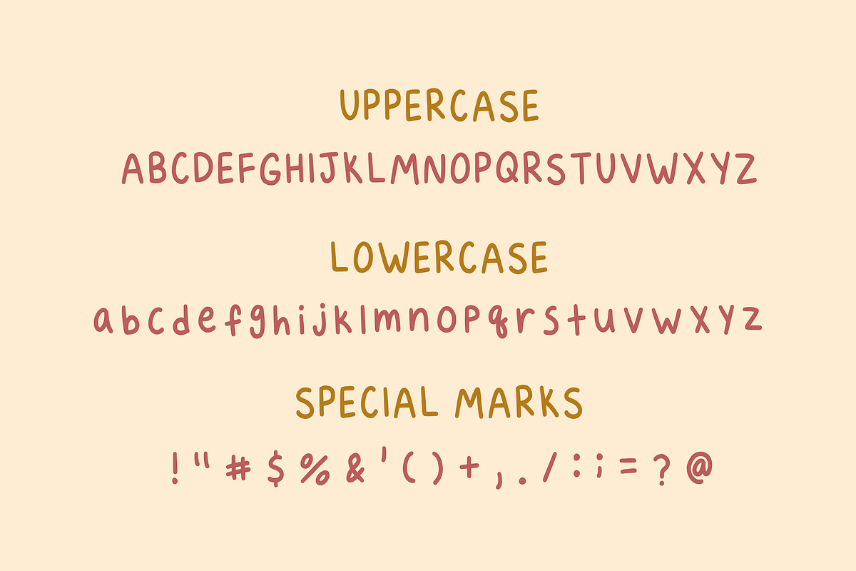 Honey Charm Handwritten Font, a Handwritten Font by jessngdesigns (Photo 2 of 6)
