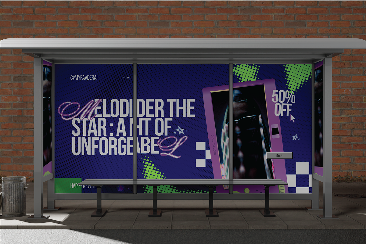 Bus Stop Shelter Mockup, an Advertising Mockup by Dudukbersama (Photo 2 of 4)
