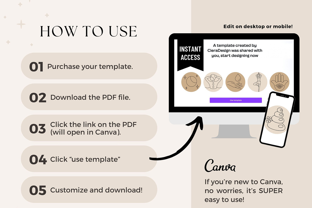 Health Instagram Highlight Covers, a Social Media Template by Ciera Design Templates (Photo 6 of 7)