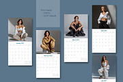 2027 Square Calendar InDesign Layout, a Stationery Template by R-studio (Thumbnail 7 of 8)