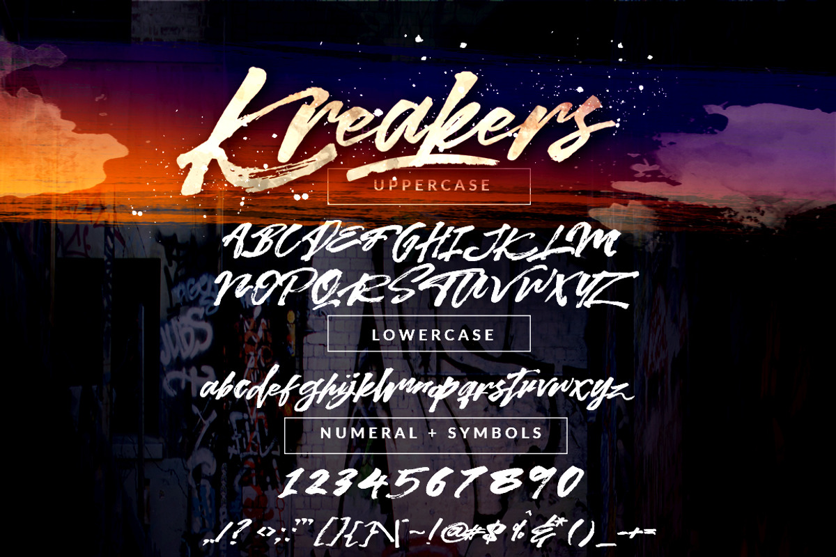 Kreakers Branding Wild Brush preview 7