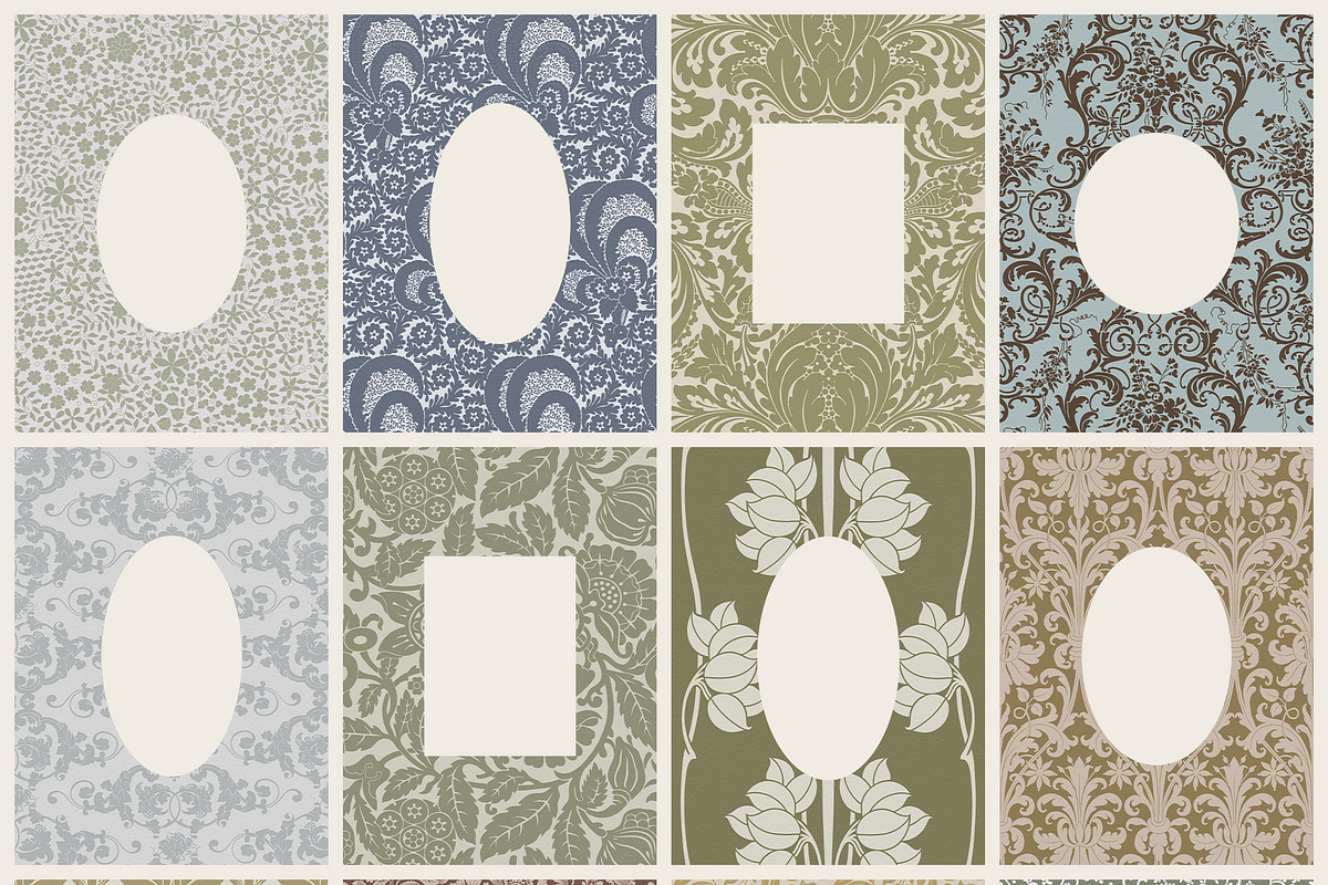 Vintage Floral Frames & Overlays, an Object Graphic by alonahaidash (Photo 12 of 19)