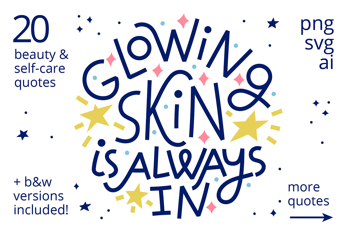 Beauty&Self-Care Quotes, an Illustration by Chickfish (Photo 1 of 5)