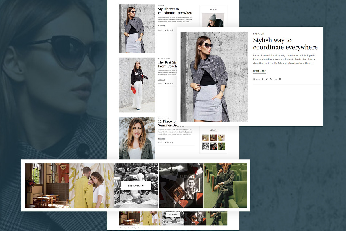 Fashionable - WordPress Blog Theme, a WordPress Template by EasyBlog Themes (Photo 3 of 3)
