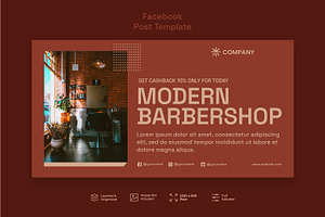 Babershop Social Media Kit Vol.3