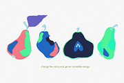 Pear Market Vector set, a Food Illustration by ArtPavo (Thumbnail 6 of 7)
