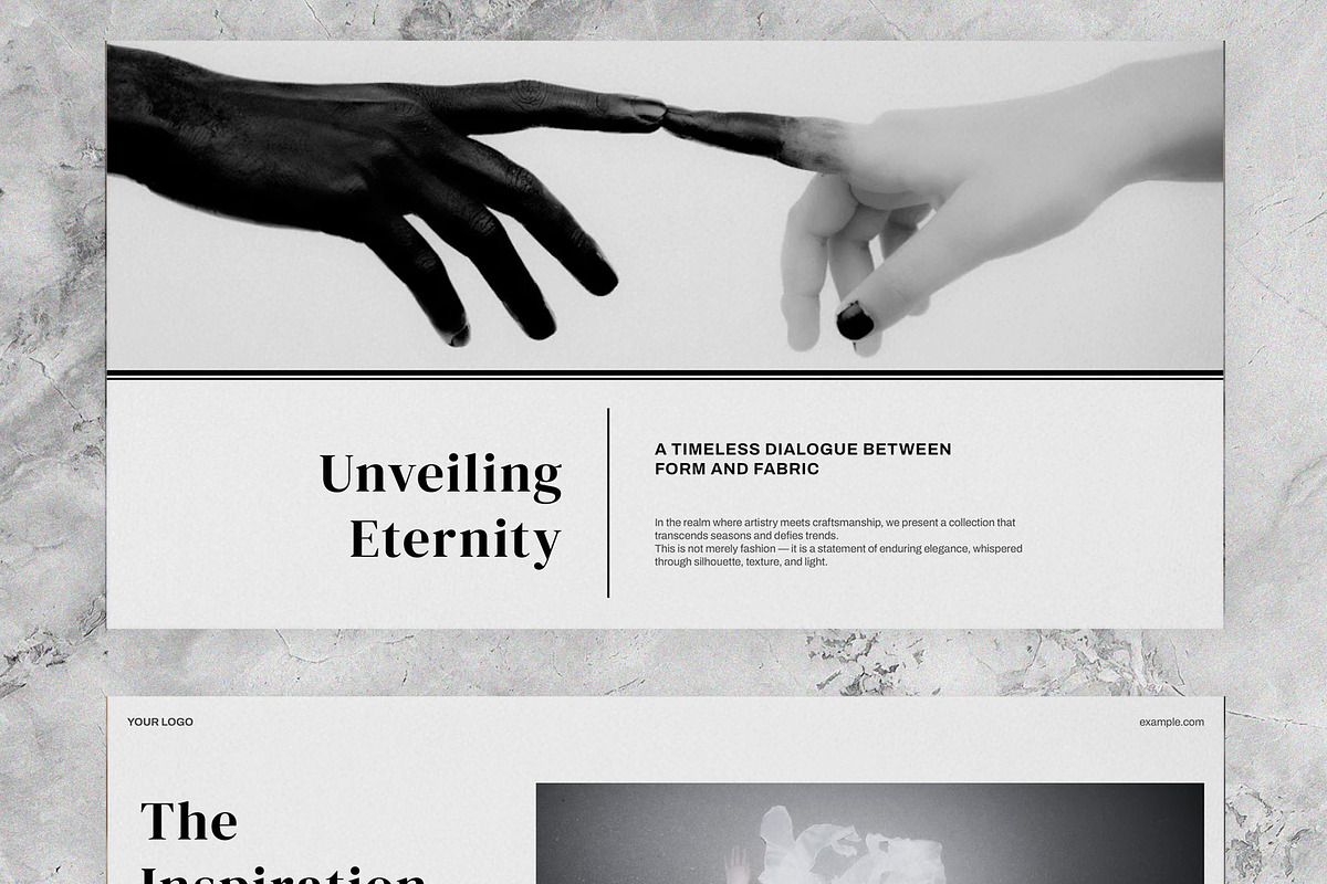 Black and White Fashion Presentation, a Presentation Template by Boris Cupac (Photo 2 of 7)
