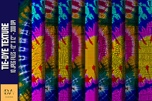 Tie-Dye Texture Digital Papers #84