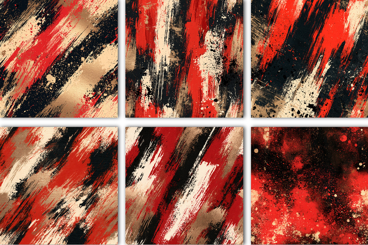 Glamour Digital Paper Patterns, a Pattern Graphic by Black Bird Studio (Photo 3 of 5)