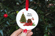 Merry Christmas Best Friends PNG, an Illustration by DreamArtGraphic (Thumbnail 3 of 5)