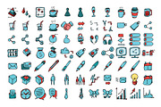 540 Business doodle icons color set, an Outline Icon by TKDoodle (Thumbnail 4 of 9)