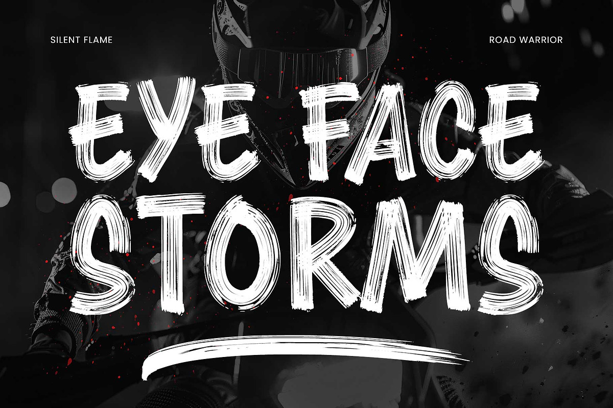 Throwback Glorious - Dry Brush Font, a Font by Arterfak Project (Photo 6 of 13)