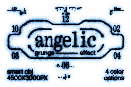 Angelic Grunge Text & Logo Effect