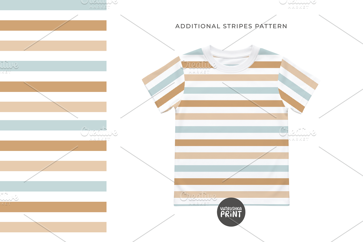 Summer Snails - seamless patterns, a Pattern Graphic by vatrushkaprint_store (Photo 3 of 6)