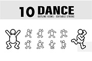 10 dance line icon, an Icon by khalwa.studio (Thumbnail 1 of 3)