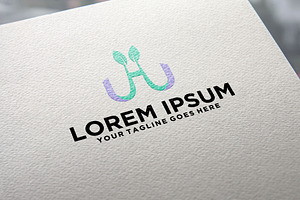 Agriculture letter H logo design