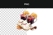 Spooky Treats Halloween Food, a Food Illustration by InkyQueenArt (Thumbnail 2 of 5)