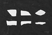 59 White Torn Paper Textured Pieces, a Texture Graphic by Ksuview (Thumbnail 11 of 13)
