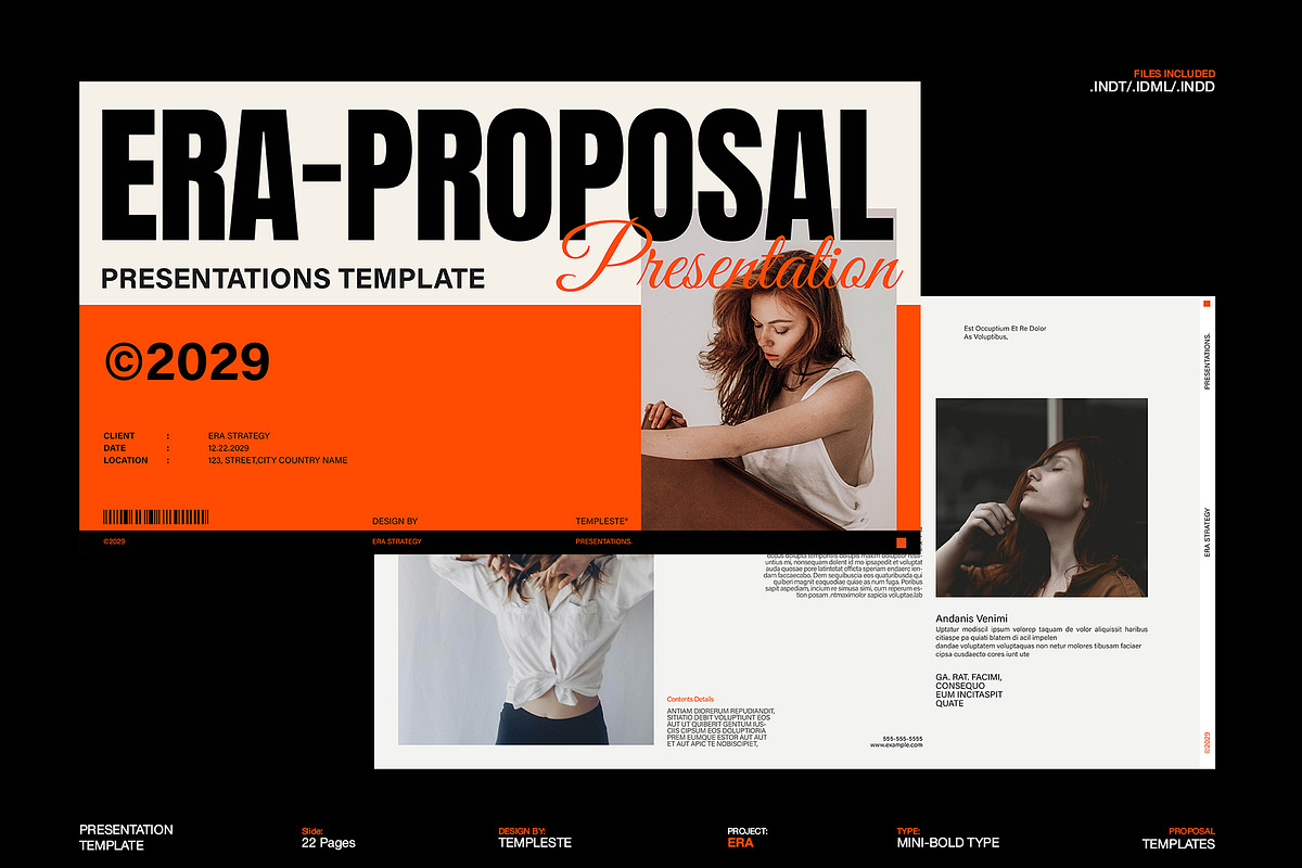 ERA | Brand Proposal, a Presentation Template by Templeste (Photo 1 of 6)