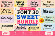 Sweet Font Mega Bundle, a Serif Font by Wow Magic (Thumbnail 1 of 12)
