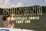 Banana - A Handwritten Font Duo, a Handwritten Font by Shelbeemili (Thumbnail 1 of 3)