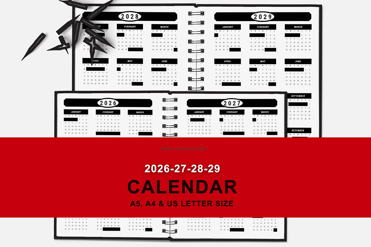 2026 Sunday Start Ultimate Planner, a Stationery Template by MNT-Creator (Photo 4 of 10)