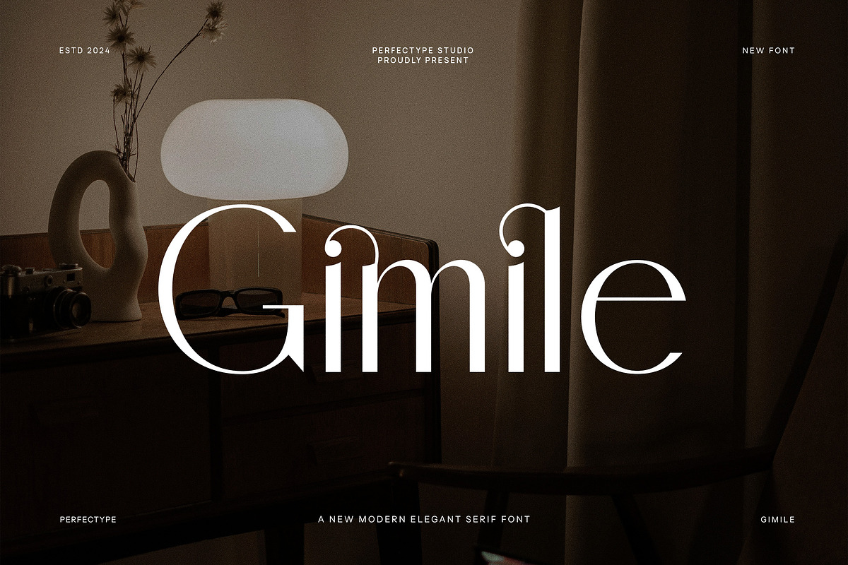 Gimile Modern Sans Serif Font, a Sans Serif Font by Perfectype (Photo 1 of 8)