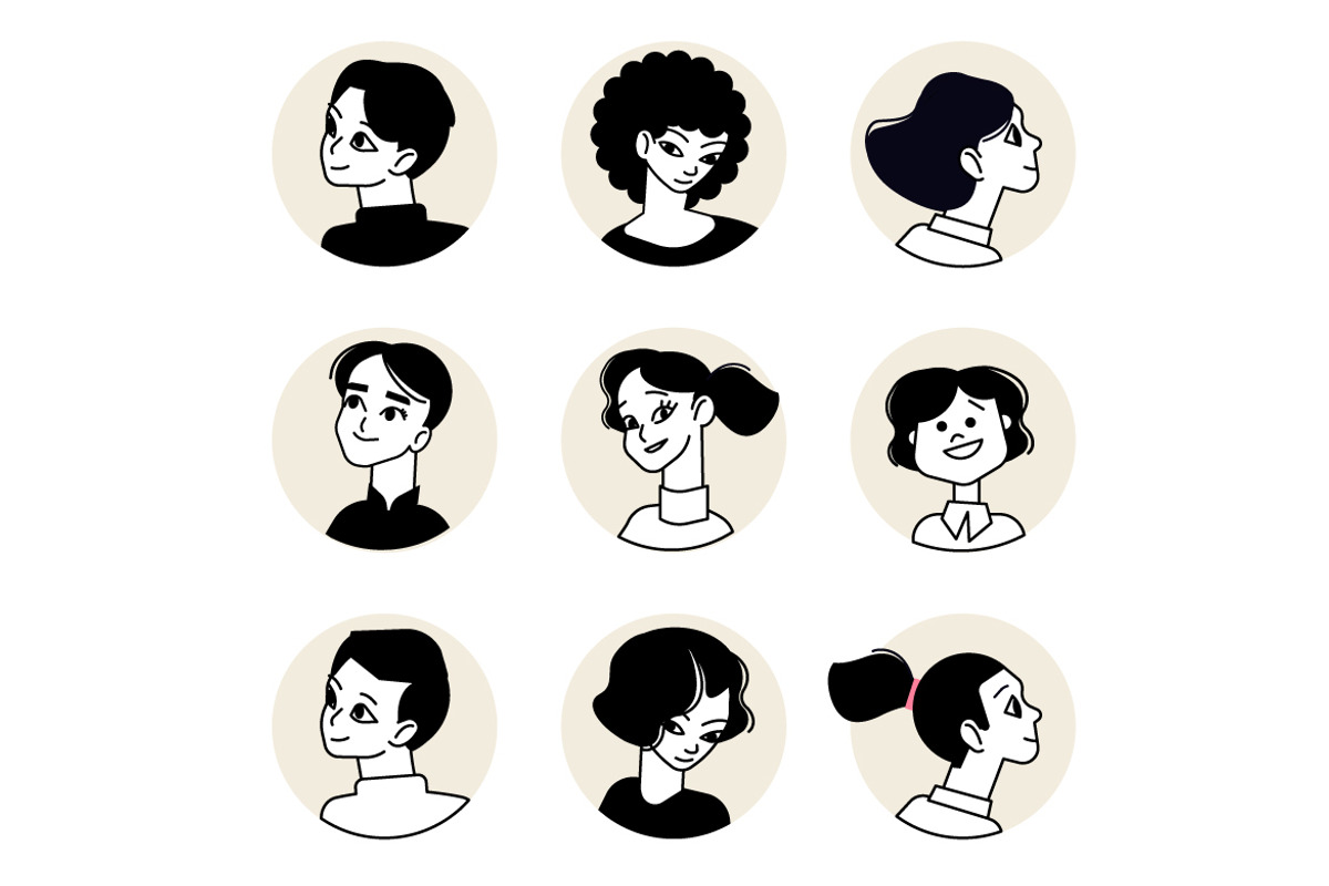People avatar icons, an Icon by PureSolution (Photo 13 of 13)