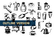 Coffee Illustration Bundle, an Object Illustration by Pokal Studio (Thumbnail 3 of 8)