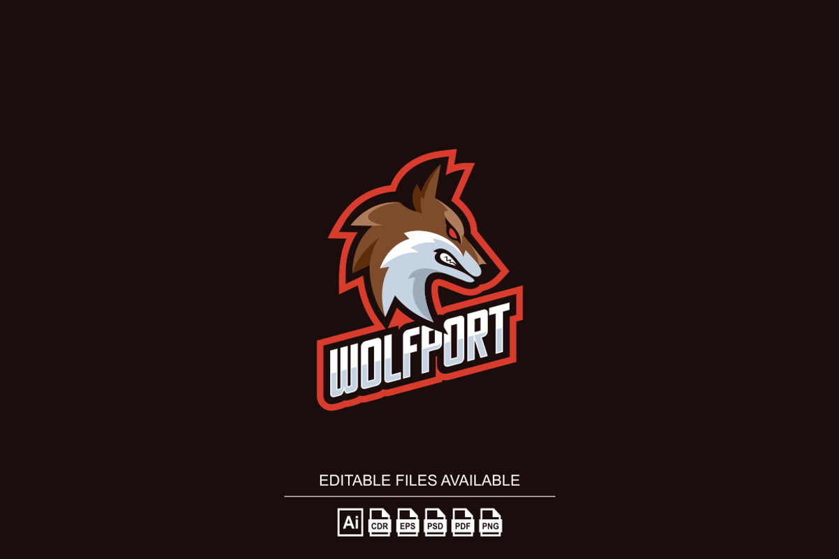 Wolf Mascot Logo, a Branding & Logo Template by Ibnipro1