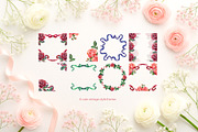 Roses and Horses Watercolor Cliparts, an Animal Illustration by NataliMiasStore (Thumbnail 5 of 8)