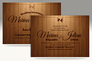 Simple elegant Wedding Card Template, a Card Template by Aabhaas (Thumbnail 1 of 4)