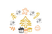 Clipart Christmas photo overlays, a Decorative Illustration by Bamboobear Books Shop (Thumbnail 5 of 7)