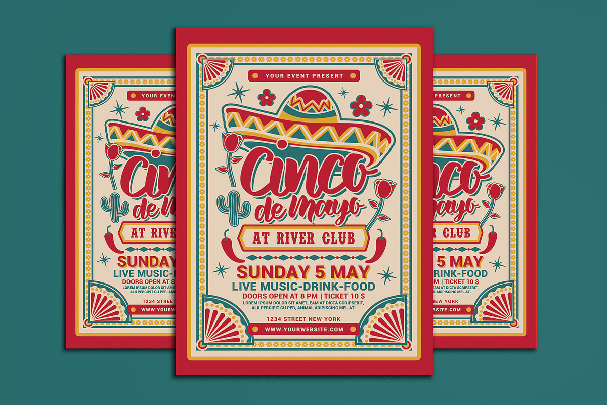 Cinco De Mayo, a Flyer Template by Muhamad Iqbal hidayat (Photo 1 of 4)