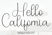 Hello California, a Handwritten Font by FreshTypeINK (Thumbnail 1 of 8)