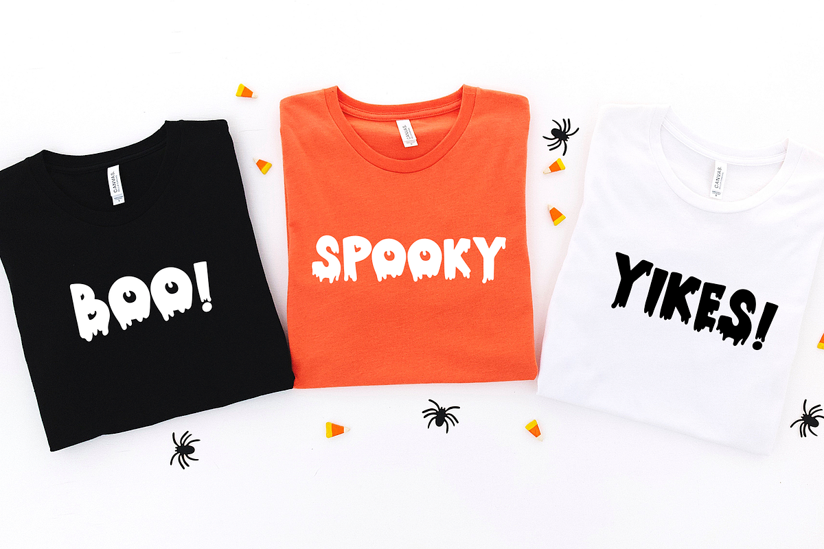 Yikes | Dripping Halloween Font, a Font by KA Designs (Photo 6 of 11)