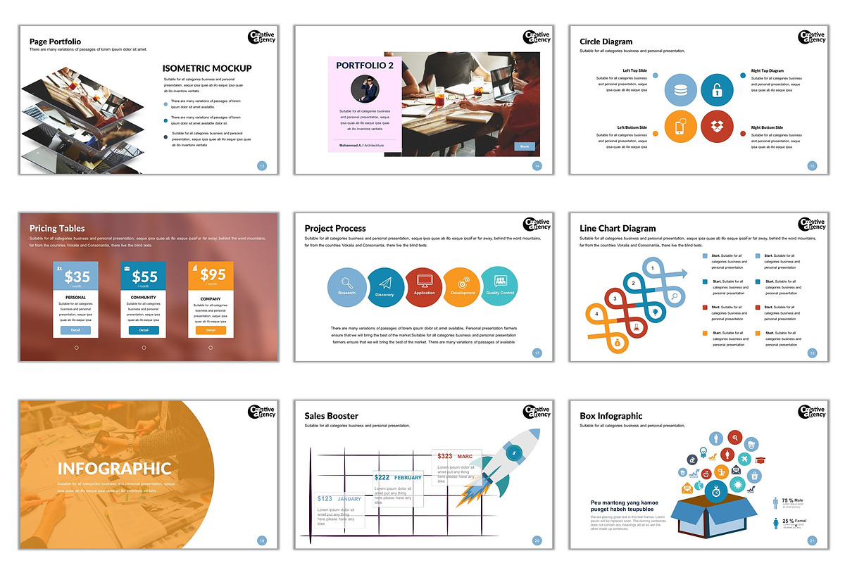 Creative Agency Template [PPTX], a Presentation Template by litoondev (Photo 2 of 15)