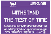 Mighty Love font, a Sans Serif Font by weknow (Thumbnail 3 of 8)