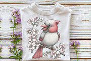Whimsical Spring Bird Clipart, an Illustration by OK Design (Thumbnail 5 of 6)