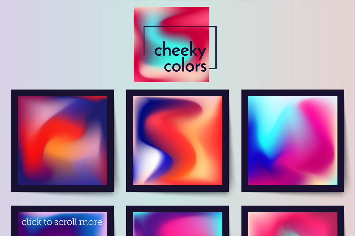 Holographics & fancy gradients set, a Texture Graphic by ZapolzunArt (Photo 8 of 9)