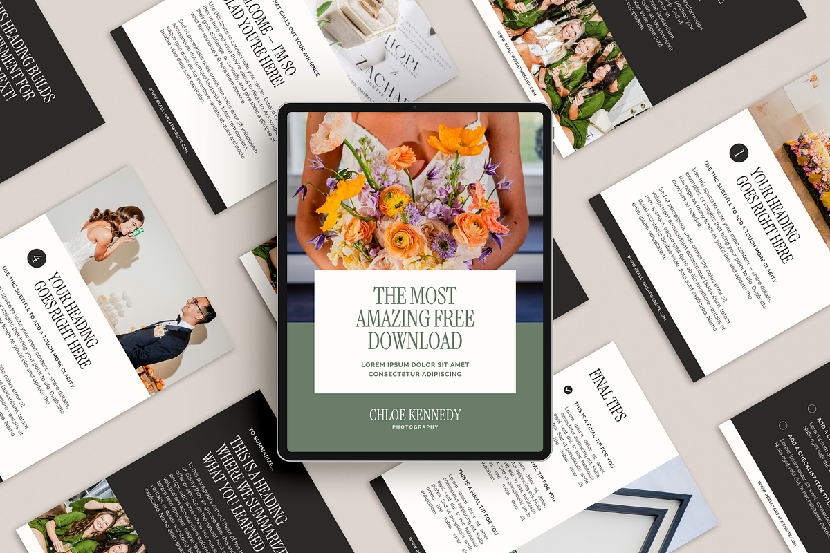 Lead Magnet Template | Canva, a Marketing Template by Rosetta Lane Design (Photo 1 of 8)