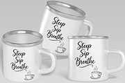 Steep Sip Breathe Tea Line Art, an Object Illustration by Ghagra (Thumbnail 4 of 7)